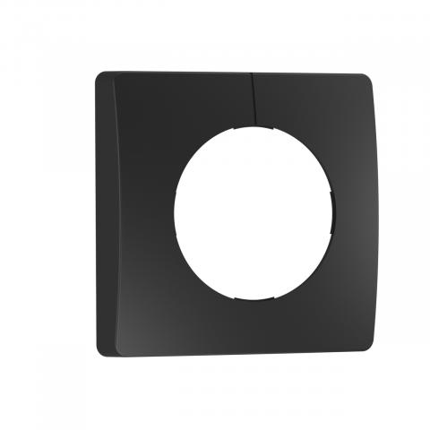  Zwart paneel voor IR sensoren inbouw vierkant